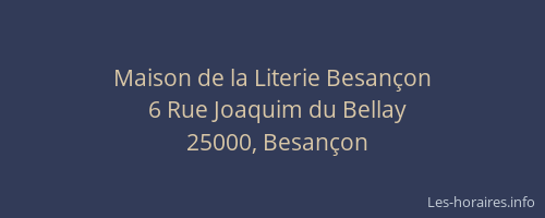 Maison de la Literie Besançon
