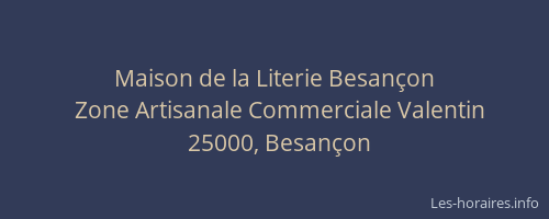 Maison de la Literie Besançon