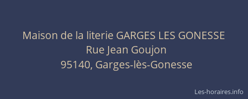 Maison de la literie GARGES LES GONESSE