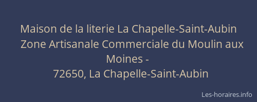 Maison de la literie La Chapelle-Saint-Aubin