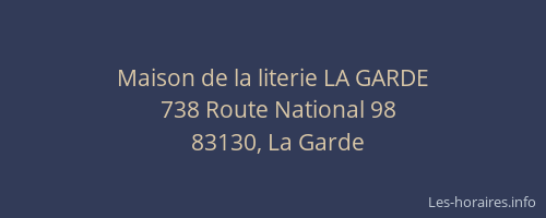 Maison de la literie LA GARDE