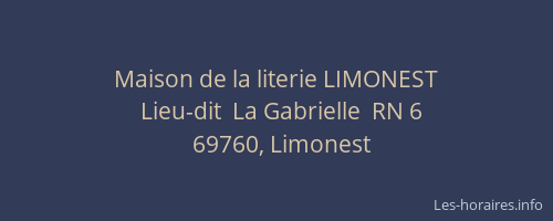 Maison de la literie LIMONEST