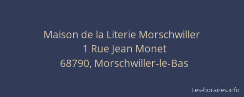 Maison de la Literie Morschwiller