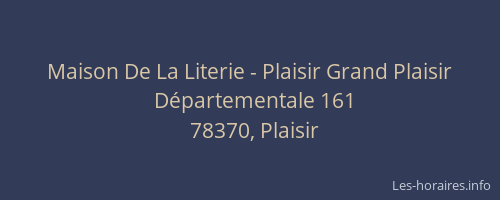 Maison De La Literie - Plaisir Grand Plaisir