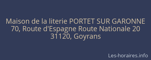 Maison de la literie PORTET SUR GARONNE
