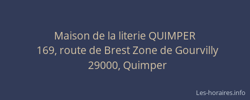 Maison de la literie QUIMPER