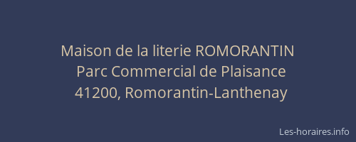 Maison de la literie ROMORANTIN