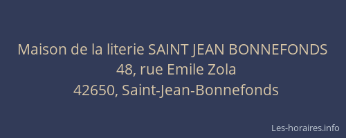 Maison de la literie SAINT JEAN BONNEFONDS