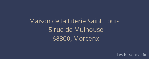 Maison de la Literie Saint-Louis