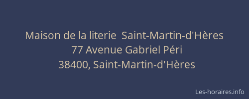 Maison de la literie  Saint-Martin-d'H&egrave;res