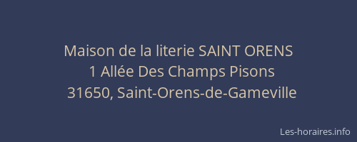 Maison de la literie SAINT ORENS