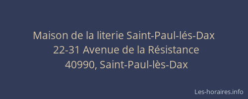 Maison de la literie Saint-Paul-lés-Dax