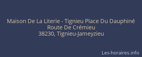 Maison De La Literie - Tignieu Place Du Dauphiné