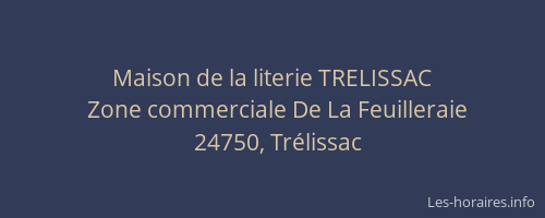 Maison de la literie TRELISSAC