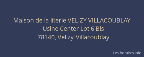 Maison de la literie VELIZY VILLACOUBLAY