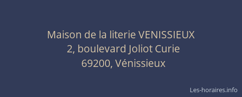 Maison de la literie VENISSIEUX