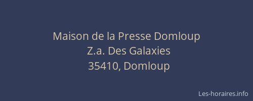 Maison de la Presse Domloup