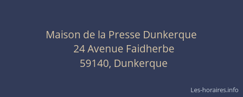 Maison de la Presse Dunkerque