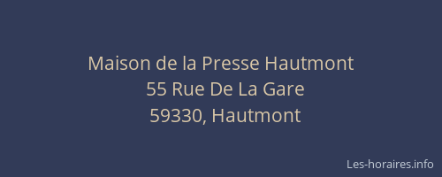 Maison de la Presse Hautmont