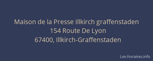 Maison de la Presse Illkirch graffenstaden