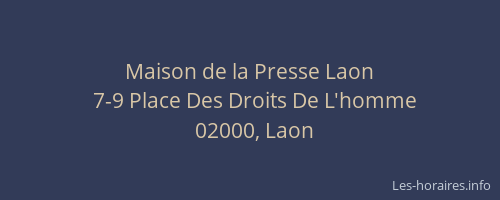 Maison de la Presse Laon