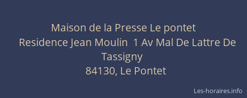Maison de la Presse Le pontet