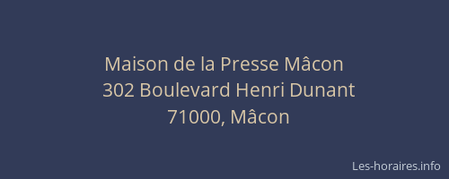 Maison de la Presse Mâcon
