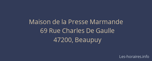 Maison de la Presse Marmande