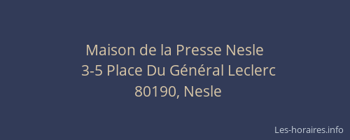 Maison de la Presse Nesle