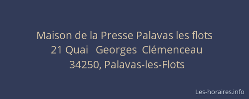 Maison de la Presse Palavas les flots