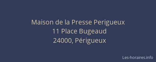 Maison de la Presse Perigueux