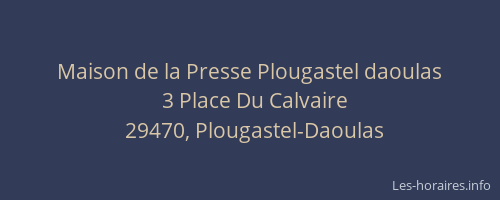 Maison de la Presse Plougastel daoulas