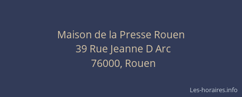 Maison de la Presse Rouen
