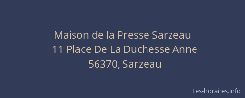 Maison de la Presse Sarzeau