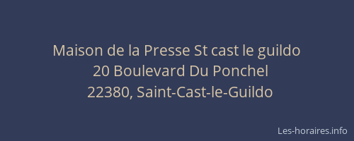 Maison de la Presse St cast le guildo