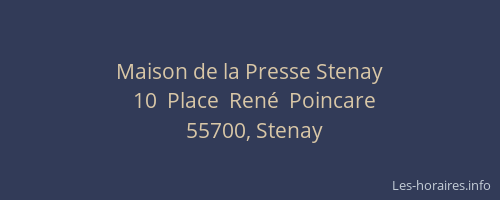 Maison de la Presse Stenay