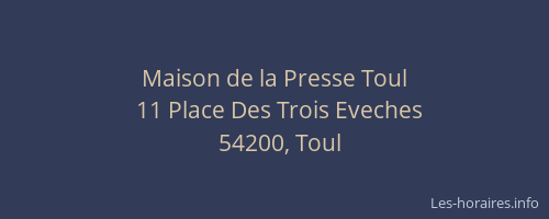 Maison de la Presse Toul