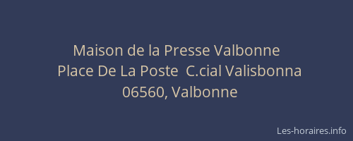 Maison de la Presse Valbonne