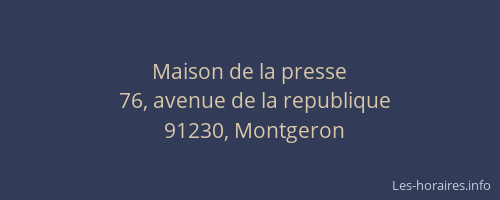 Maison de la presse