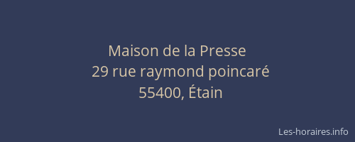 Maison de la Presse