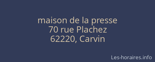 maison de la presse