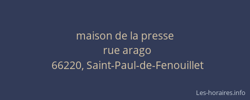 maison de la presse
