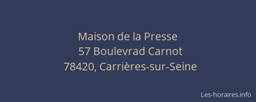 Maison de la Presse