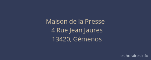 Maison de la Presse
