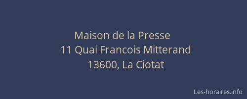 Maison de la Presse 