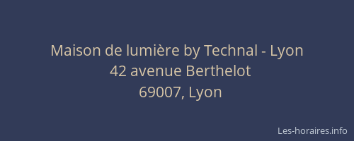 Maison de lumière by Technal - Lyon