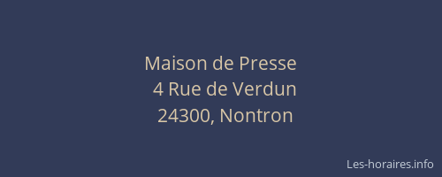 Maison de Presse