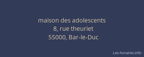 maison des adolescents