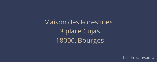 Maison des Forestines