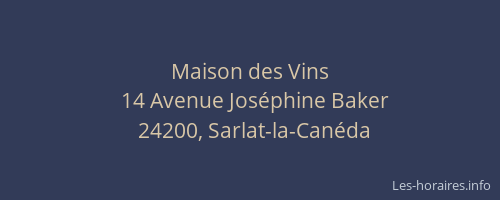Maison des Vins